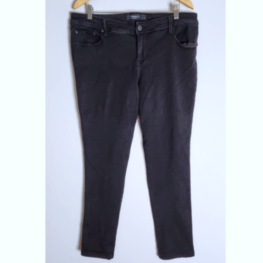 Torrid Luxe Skinny Jeans Women's Size 18 Black Stretch‎